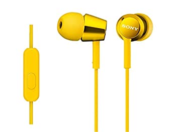 【中古】 ソニー イヤホン MDR-EX150AP : カナル型 リモコン マイク付き イエロー MDR-EX150AP Y