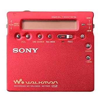 【中古】 SONY ソニー MZ-R900-R レッド ポータブルMDレコーダー MD録音再生兼用機 MDウォークマン MDLP対応