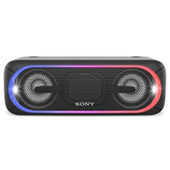 【中古】 ソニー ワイヤレスポータブルスピーカー 重低音モデル SRS-XB40 : 防水 Bluetooth 専用スマホアプリ対応 ライティング機能搭載 ブラック SRS-XB4