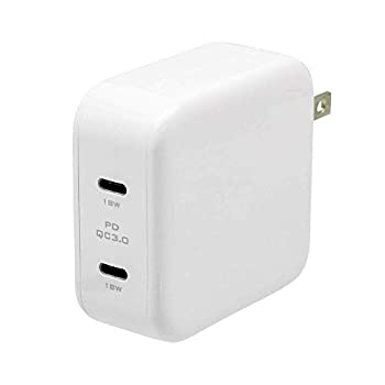 【中古】 オウルテック AC充電器 Power Delivery Quick Charge 3.0 対応 Type-C 2ポート SmartIC ホワイト OWL-ACTC2PD-WH