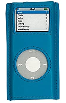 【中古】 Radius 第二世代iPod nano用レザーケース radJacket ブルー RA-LC01C1