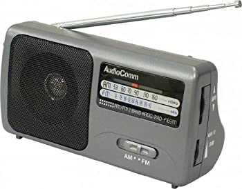 【中古】 Audio Comm AM FMポータブルラジオ RAD-F1691M