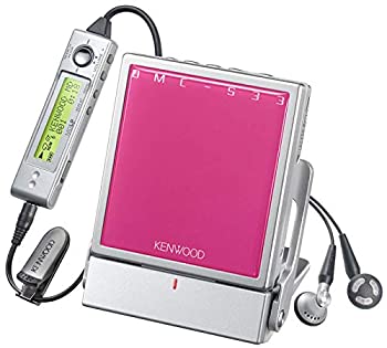 Other - 【中古】 KENWOOD ケンウッド DMC-S33-P ピンク ポータブルMDプレーヤー MDLP対応 MD再生専用機 MDウォークマン