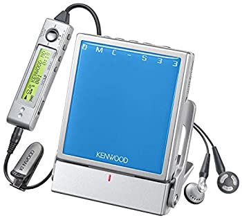 【中古】 KENWOOD ケンウッド DMC-S33-L ブルー ポータブルMDプレーヤー MDLP対応 MD再生専用機 MDウォークマン