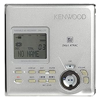 【中古】 KENWOOD ケンウッド JVC DMC-L7R-S シルバー ポータブルMDレコーダー MDLP非対応 MD録音再生兼用機