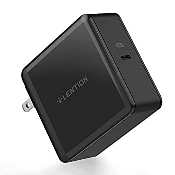 【中古】 LENTION 60W USB C 充電器 Power Delivery対応 ACアダプター 畳み式プラグ 急速充電 MacBook Pro 2016 2017 2018 MacBook Air 2018 iPad Pro