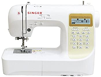 【中古】 SINGER コンピューターミシン 文字縫い機能 (ひらがな・数字・アルファベット・漢字) 模様数207種類 フットコントローラー付き SN777DX