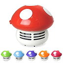 【中古】 卓上クリーナー キノコ型 (レッド) (T)