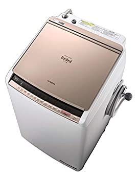 【中古】 日立 全自動洗濯乾燥機 ビートウォッシュ 洗濯8kg 本体幅57cm 本体日本製 BW-DV80C N シャンパン