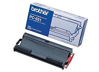 【中古】(未使用品) brother ブラザー 普通紙ファクシミリ用カセット付きリボン PC-551