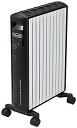 【中古】 DeLonghi デロンギ マルチダイナミックヒーター Wi-Fiモデル+マットブラック 10~13畳用 Wi-FiモデルiPhone操作対応 MDH15WIFI-BK