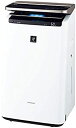 【中古】 SHARP シャープ 加湿 空気清浄機 プラズマクラスター NEXT (50000) プレミアム 23畳 空気清浄 40畳 自動掃除 2018年モデル ホワイト KI-JP100-W