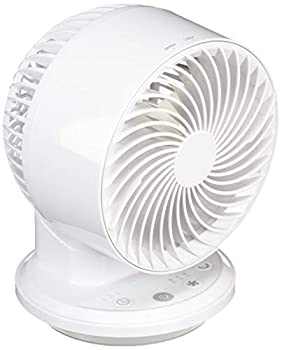 【中古】 山善 YAMAZEN 扇風機 サーキュレーター コンパクト 左右自由首振り 12cm AC USB 風量調節3段階 切タイマー ホワイト YDS-B12 (W)