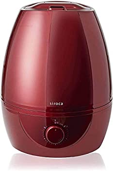 【中古】 Siroca シロカ 5L加湿器 SD-C114 パールダークレッド 大容量5L 給水タンク分離 超音波式加湿 タンク抗菌加工