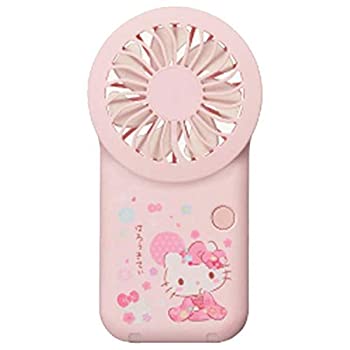 【中古】 ドウシシャ ハローキティ ポケットファン PIERIA ピンク FKSV52BPK