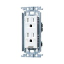 【中古】 Panasonic パナソニック コスモシリーズワイド21 埋込扉付アースターミナル付接地ダブルコンセント (金属枠付) ホワイト WTF11523W...