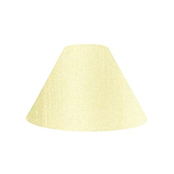 【中古】 ランプ・シェード (lamp-shade) キャッチ式 交換用ランプシェード シャンタン ベージュ 直径27cm K-27100