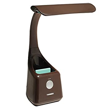 【中古】 TWINBIRD ペンスタンド付LEDキッズライト REFLECTECH Kids ブラウン LE-H502BR