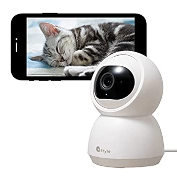 【中古】 +Style ホームカメラ 置き場所自由 双方向会話 1080p 遠隔 見守り カメラ 動き検知 会話 ベビーモニター 子供 ペット 室内 スマホ wifi ワイヤ 【中古】 +Style ホームカメラ 置き場所自由 双方向会話 1080p 遠隔 見守り カメラ 動き検知 会話 ベビーモニター 子供 ペット 室内 スマホ wifi ワイヤ