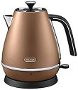 【中古】 デロンギ DeLonghi ?ディスティンタコレクション 電気ケトル スタイルコッパー 1.0L 空だき防止 自動電源オフ?KBI1200J-CP
