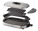 【中古】 パナソニック ホットプレート 3枚タイプ 焼肉プレート たこ焼き器 平面 大型 シルバー NF-W300-S