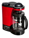 【中古】 パナソニック コーヒーメーカー ミル付き 浄水機能 レッド NC-R400-R