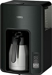 【中古】 サーモス 真空断熱ポットコーヒーメーカー 1.0L ブラック 【タイマーで前日予約が可能】 ECH-1001 BK
