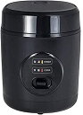 【中古】 山善 炊飯器 0.5~1.5合 マイコン式 小型 ひとり暮らし用 ミニ ライスクッカー ブラック YJE-M150 (B) 1年