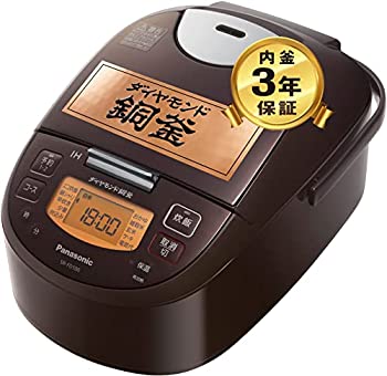 【中古】 パナソニック 炊飯器 5.5合 IH式 ブラウン SR-FD100-T