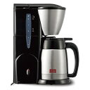 【中古】 メリタ (Melitta) フィルターペーパー式コーヒーメーカー メリタ ノアプラス ブラック 5杯用 SKT55-1B