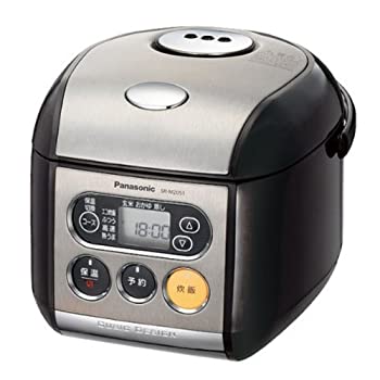 【中古】 パナソニック 3合 炊飯器 マイコン式 ブラック SR-MZ051-K