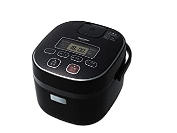 【中古】 シャープ 炊飯器 3合 ブラック KS-C5J-B