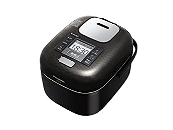 【中古】 パナソニック 3合 炊飯器 圧力IH式 Wおどり炊き Jコンセプト シャインブラック SR-JW057-KK