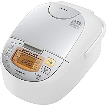 【中古】 パナソニック IHジャー炊飯器 5.5合焚き シルバーホワイト SR-HVD1070-W