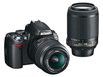 【中古】 Nikon ニコン デジタル一眼レフカメラ D60 ダブルズームキット D60WZ