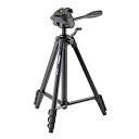 【中古】 Velbon ファミリー三脚 EX-440 4段 レバーロック 全高153cm 脚径20mm 小型 3Way雲台 DIN規格クイックシュー対応 一眼レ...