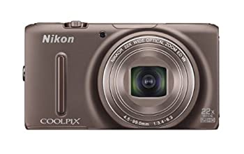 【中古】(未使用品) Nikon ニコン デジタルカメラ COOLPIX S9500 光学22倍ズーム Wi-Fi対応 セピアブラウン S9500BR