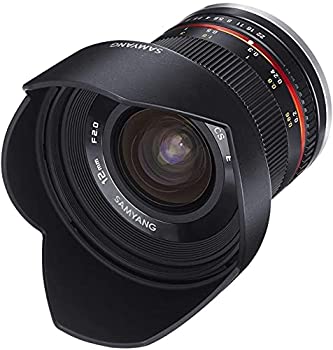 【中古】 SAMYANG 単焦点広角レンズ 12mm F2.0 ブラック ソニー αE用 APS-C用