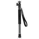 【中古】 Velbon 一脚 ULTRA STICK M52 5段 ウルトラロック 脚径21mm 小型 自由雲台 アルミ脚 408150 ブラック