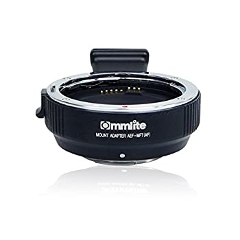 【中古】 Commlite レンズマウントアダプター CM-AEF-MFT (キャノン EFマウントレンズ → マイクロフォーサーズマウント変換) 電子接点付き