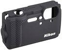 【中古】 Nikon ニコン シリコンジャケット CF-CP3 BK ブラック (Nikon ニコン デジタルカメラ COOLPIX W300用)
