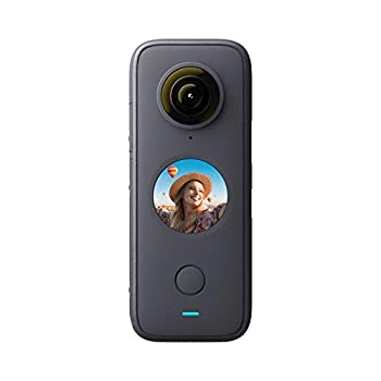 【中古】 Insta360 ONE X2通常版 360度アクションカメラ 5.7K 360度動画 FlowState手ブレ補正 1630mAh大容量電池 10メートル防水 4マイク内蔵