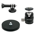 【中古】 PROfezzion カメラ磁気スタンド セット カメラ用 マグネティック スタンド + 雲台 + Goproホルダー マグネットベース 1 4 -2...
