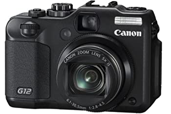 【中古】 Canon キャノン デジタルカメラ PowerShot G12 PSG12 1000万画素 光学5倍ズーム 広角28mm 2.8型バリアングル液晶