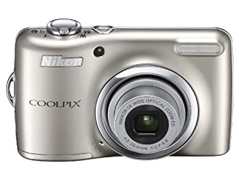 【中古】(未使用品) Nikon ニコン デジタルカメラCOOLPIX L23 シルバー L23SL 1000万画素 広角28mm 光学5倍 2.7型液晶 単3電池対応