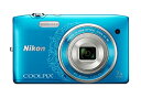 【中古】(未使用品) Nikon ニコン デジタルカメラ COOLPIX S3500 光学7倍ズーム 有効画素数 2005万画素 オリエンタルブルー S3500DBL