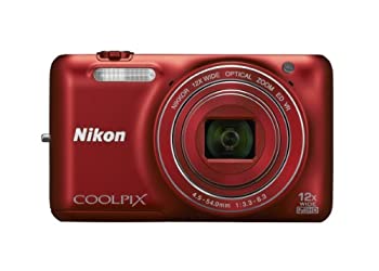 【中古】(未使用品) Nikon ニコン クールピクス S6600RD ラズベリーレッド