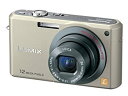 【中古】 パナソニック デジタルカメラ LUMIX (ルミックス) FX100 ゴールド DMC-FX100-N