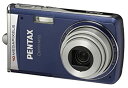 【中古】 PENTAX デジタルカメラ Optio (オプティオ) M60 ブルー 1000万画素 光学5倍ズーム OPTIOM60B(2)