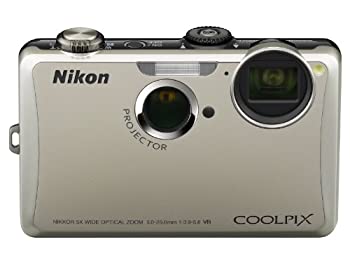 【中古】 Nikon ニコン デジタルカメラ COOLPIX (クールピクス) S1100pj シルバー S1100PJSL 1410万画素 光学5倍ズーム 広角28mm 3型タッチパネル液晶プロジェク